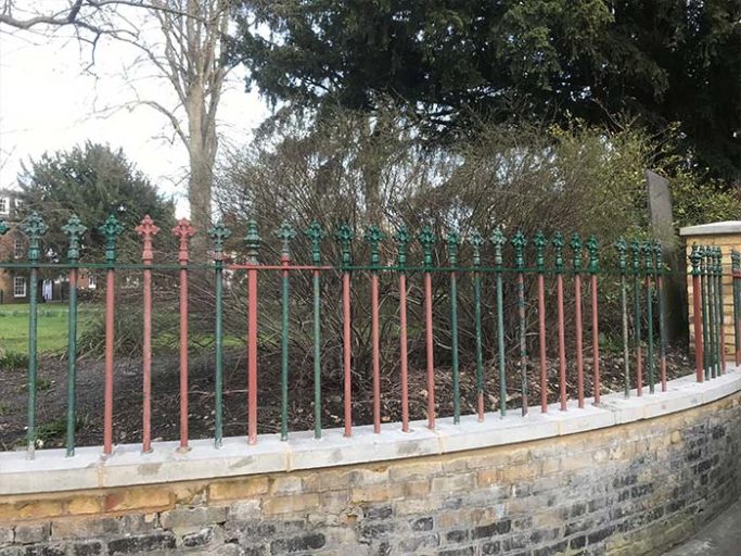 TJC-rusted-railings-for-Serco-completed-in-Canterbury